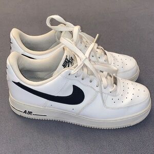 Nike White and Black Air Force 1